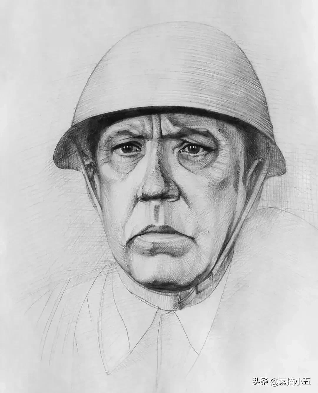 他画的素描无与伦比,他画的画栩栩如生让人拍案叫绝