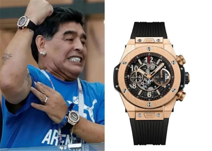 马拉多纳两块劳力士,马拉多纳双手戴劳力士