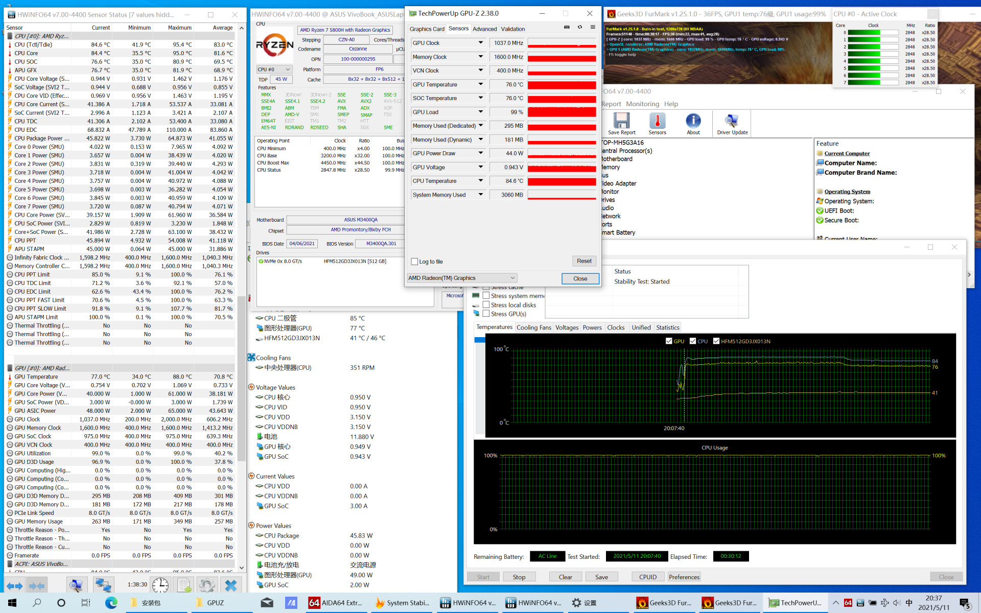 华硕无畏pro14标压锐龙版评测,轻薄本华硕无畏pro14笔记本推荐