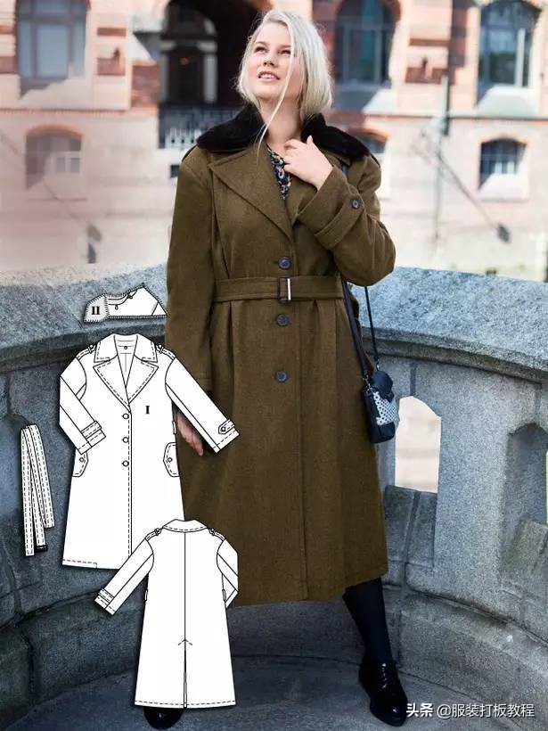 时装设计图手绘教程,服装制版图案大全