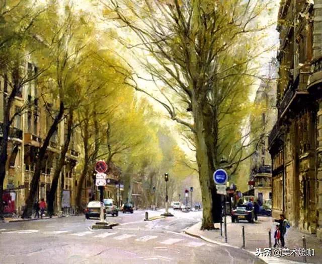 一组风景油画,一组好看的风景油画图