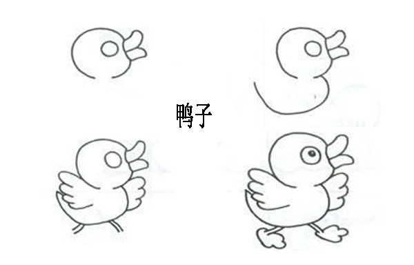 幼儿简笔画入门100个动物简笔画,儿童简笔画大全可爱小动物简笔画