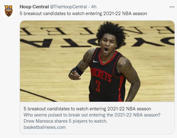 美媒预测湖人夺冠概率,火箭波特最新消息