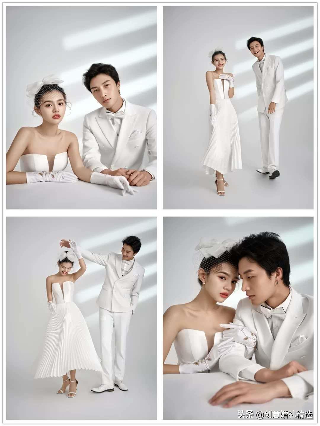 室内婚纱照的风格推荐自己在家拍,拍一套父母年代的婚纱照抖音