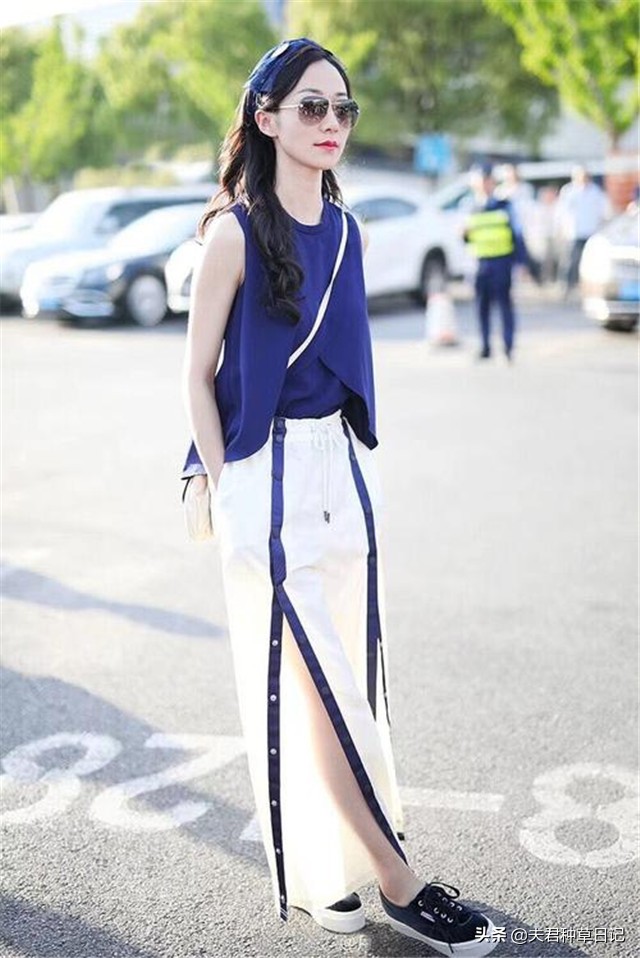 裙裤式牛仔阔腿裤,窄版阔腿裤和哈伦裤哪款显瘦