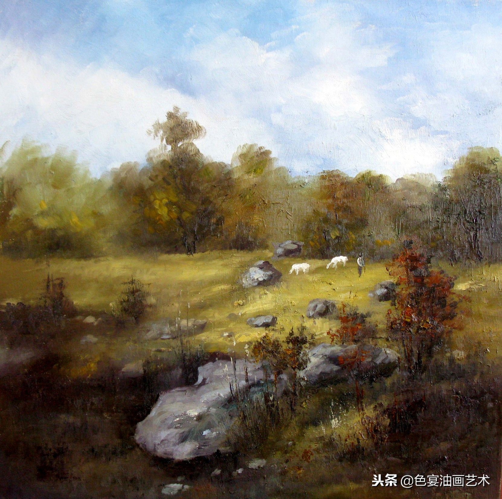 俄罗斯油画大师风景油画教程视频,油画大师油画风景创作教学视频