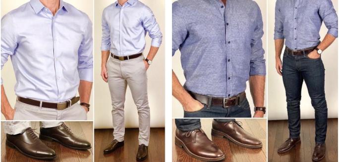 男士腰带的选择方法图片,腰带的系法男生休闲单环