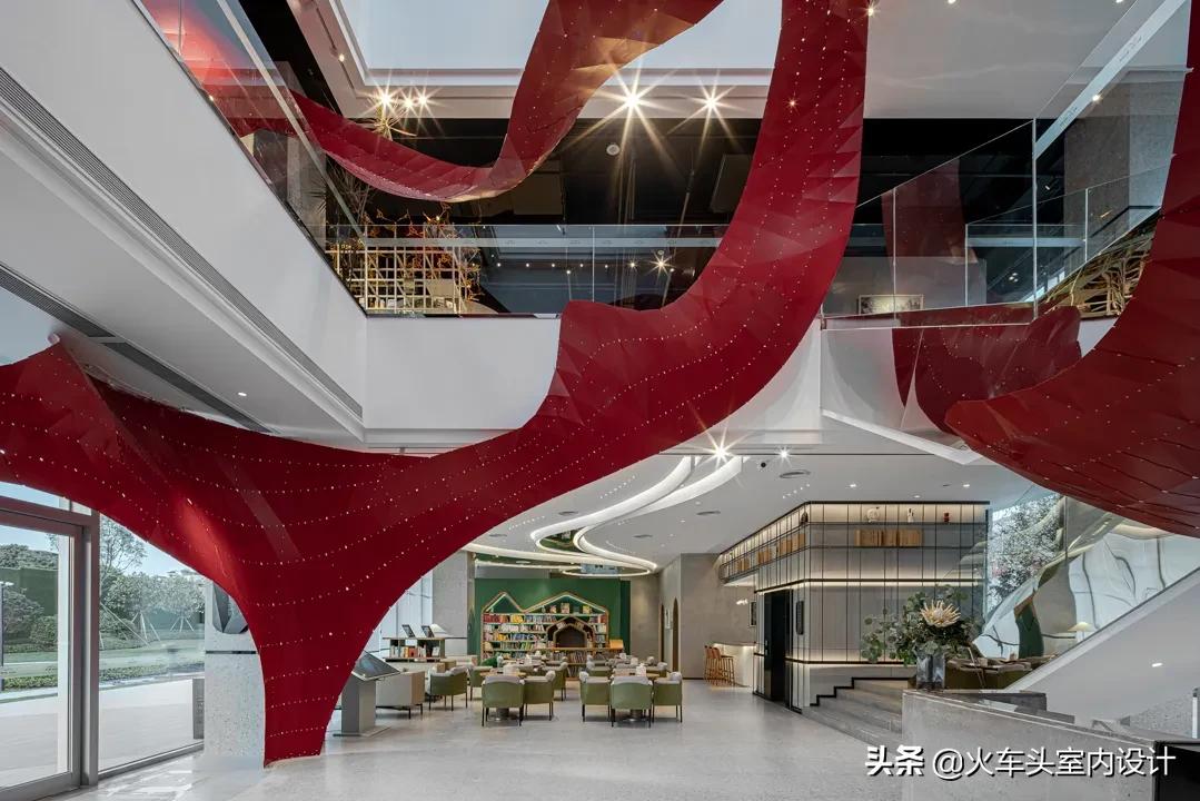 顶级售楼中心设计图,售楼部展示区设计