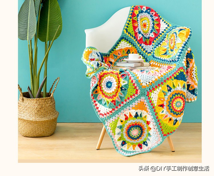 钩针猫咪拼花毯教程,苏苏姐家拼花毯钩针视频全集