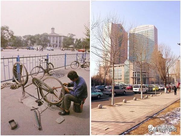 长春人民大街80年代和现在的变化,长春解放前的红旗街