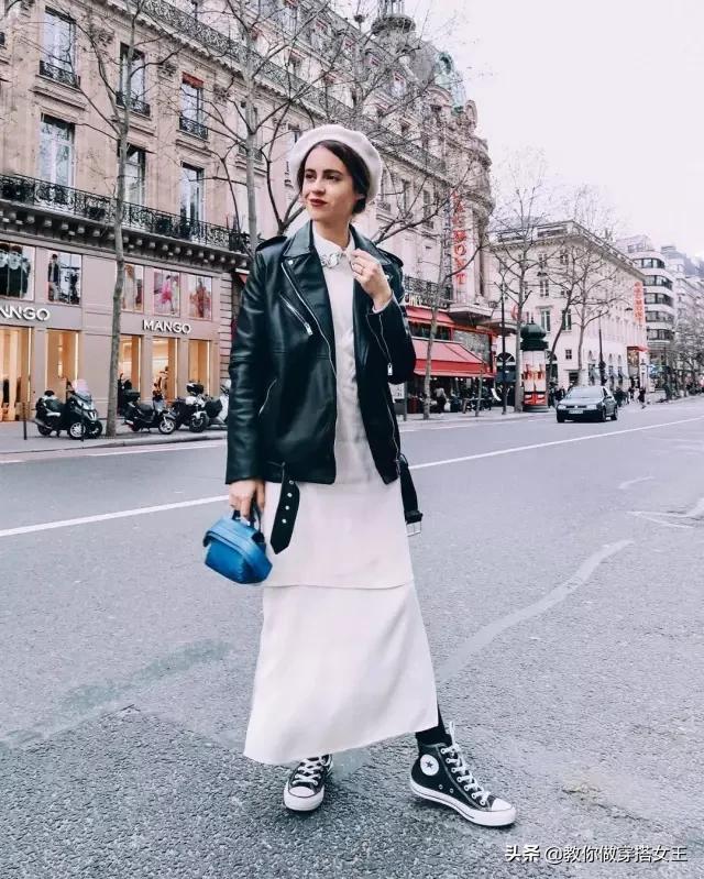 春天穿搭帆布鞋,春天倪妮穿衣搭配