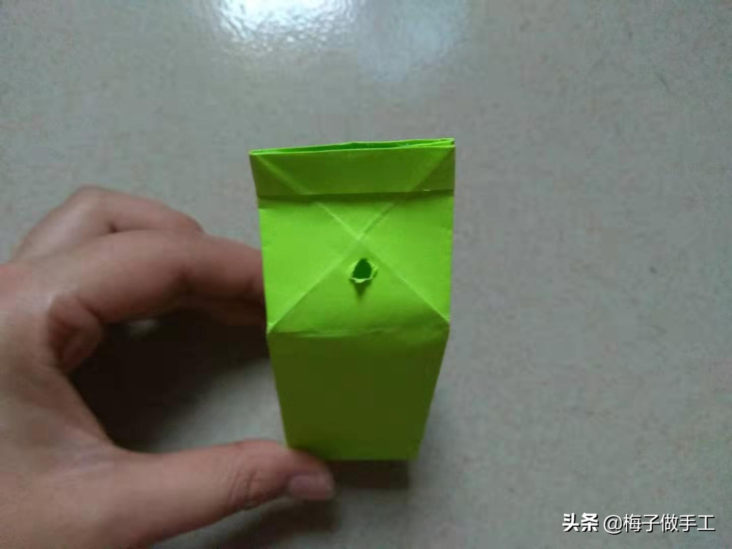 手工折纸牛奶盒很简单步骤,折纸手工牛奶盒简单又好看