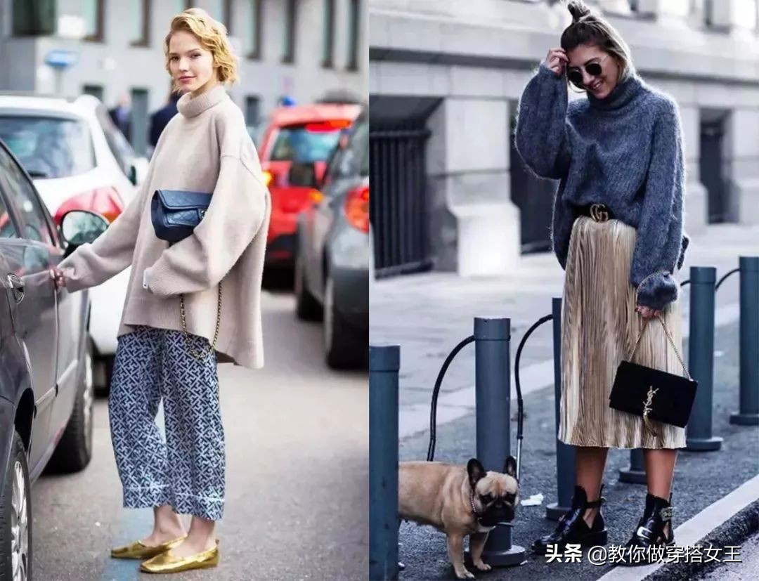 条纹毛衣显瘦还是麻花毛衣显瘦,为什么穿毛衣感觉很臃肿