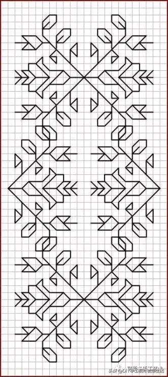 桌布花边的手工刺绣,刺绣桌布diy简单图案