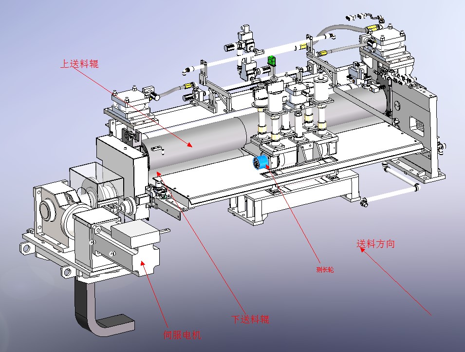 冲压输送线施工现场,汽车冲压废料输送线设计