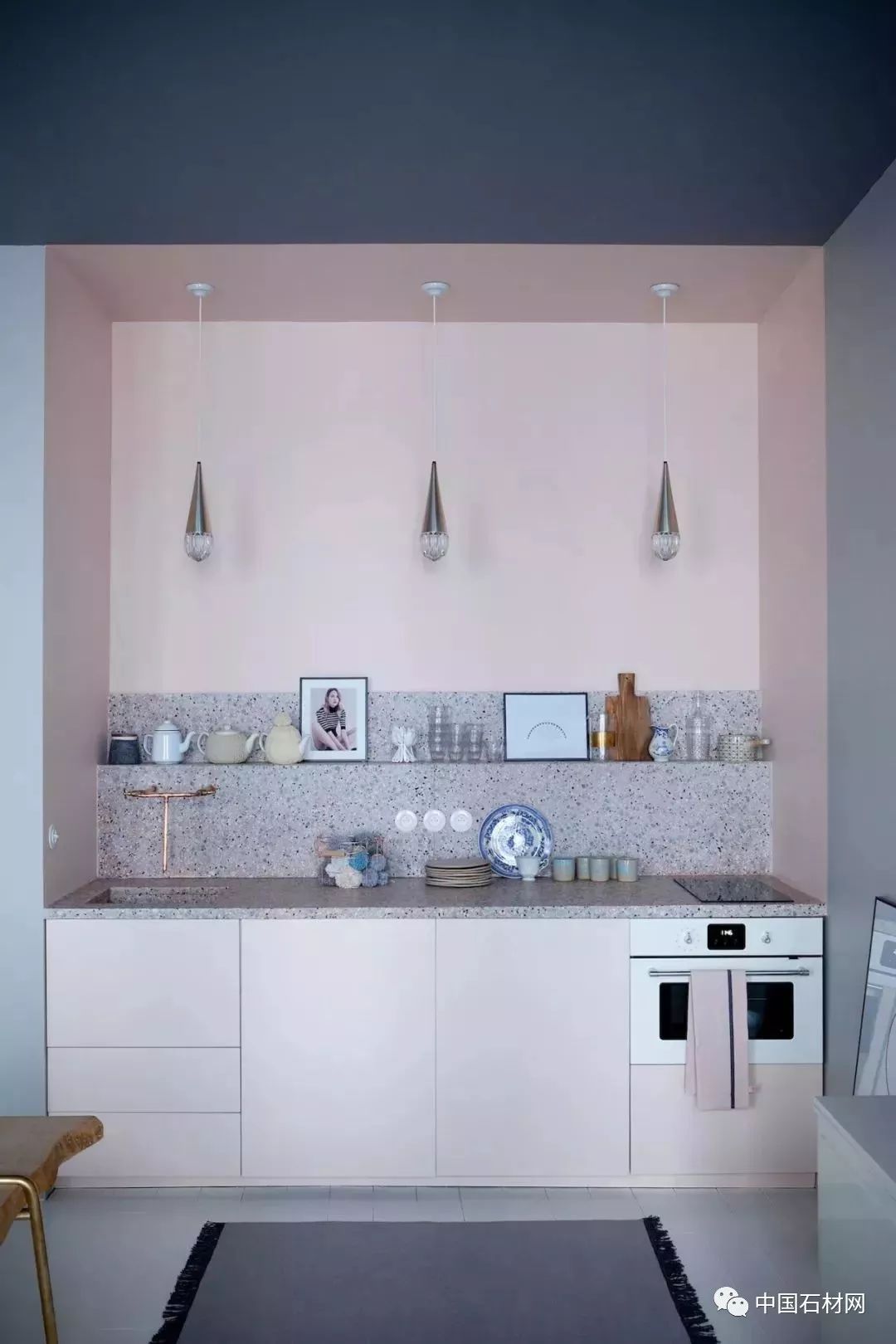 厨房多色台面,最流行的厨房大理石台面