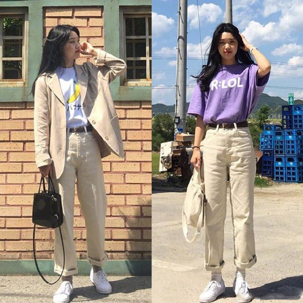 一条白裤如何穿搭多种风格,秋冬格子裤穿搭方法