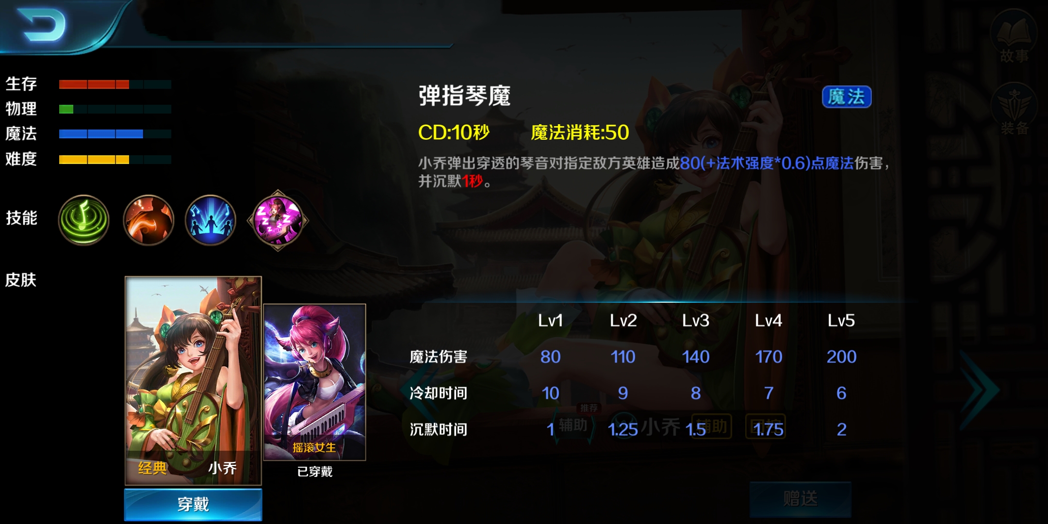 小乔一技能伤害简介,神小乔技能