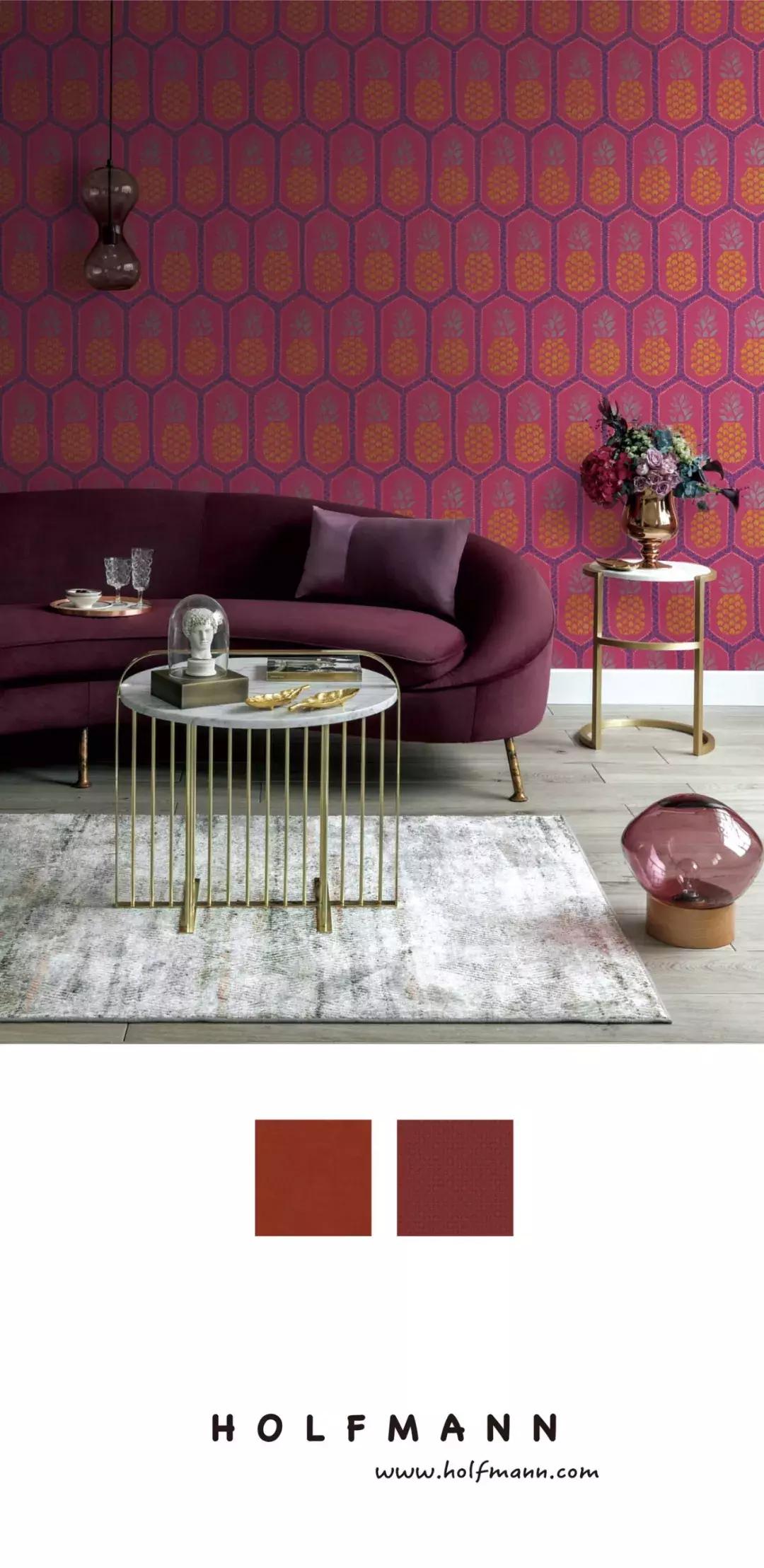 法式复古墙纸图片,异域风情墙纸艺术