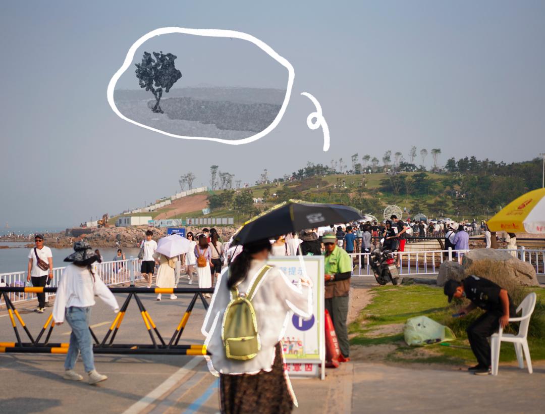 青岛的海给人很惬意,夏天青岛的海边热吗