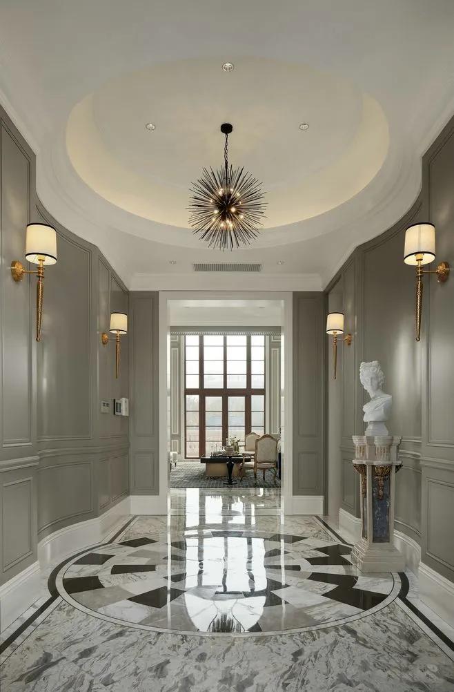 大理石水刀拼花现代,大理石水刀拼花现代风格效果