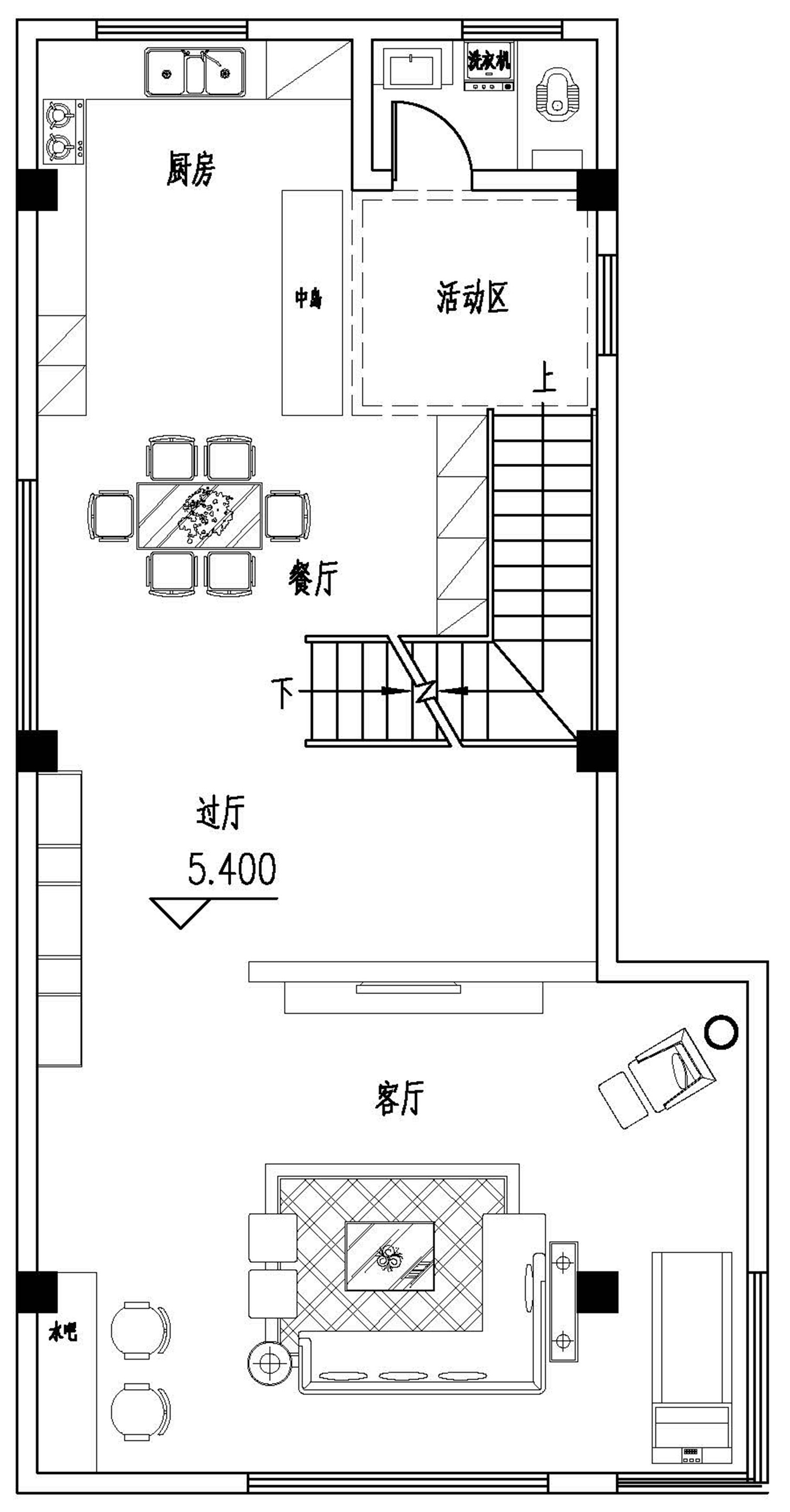 14*14宅基地自建房商铺设计,宽14米深18米怎样设计商铺