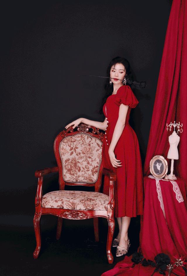 口红特效嘟嘴拍同款iu,画iu同款妆