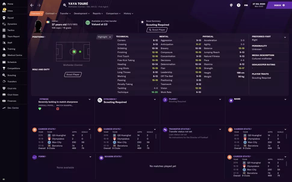 fm2021开档必签球员推荐,fm2021开档必签年轻妖人