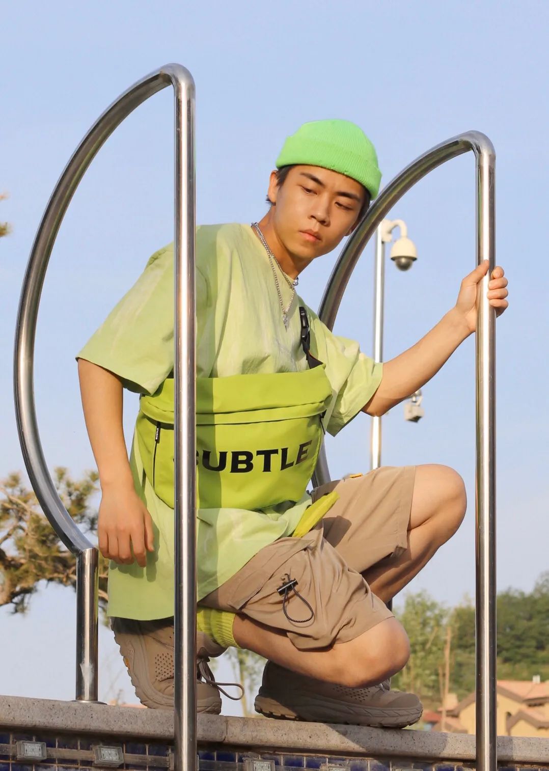 男生穿搭小配饰腰包,时尚穿搭腰包推荐