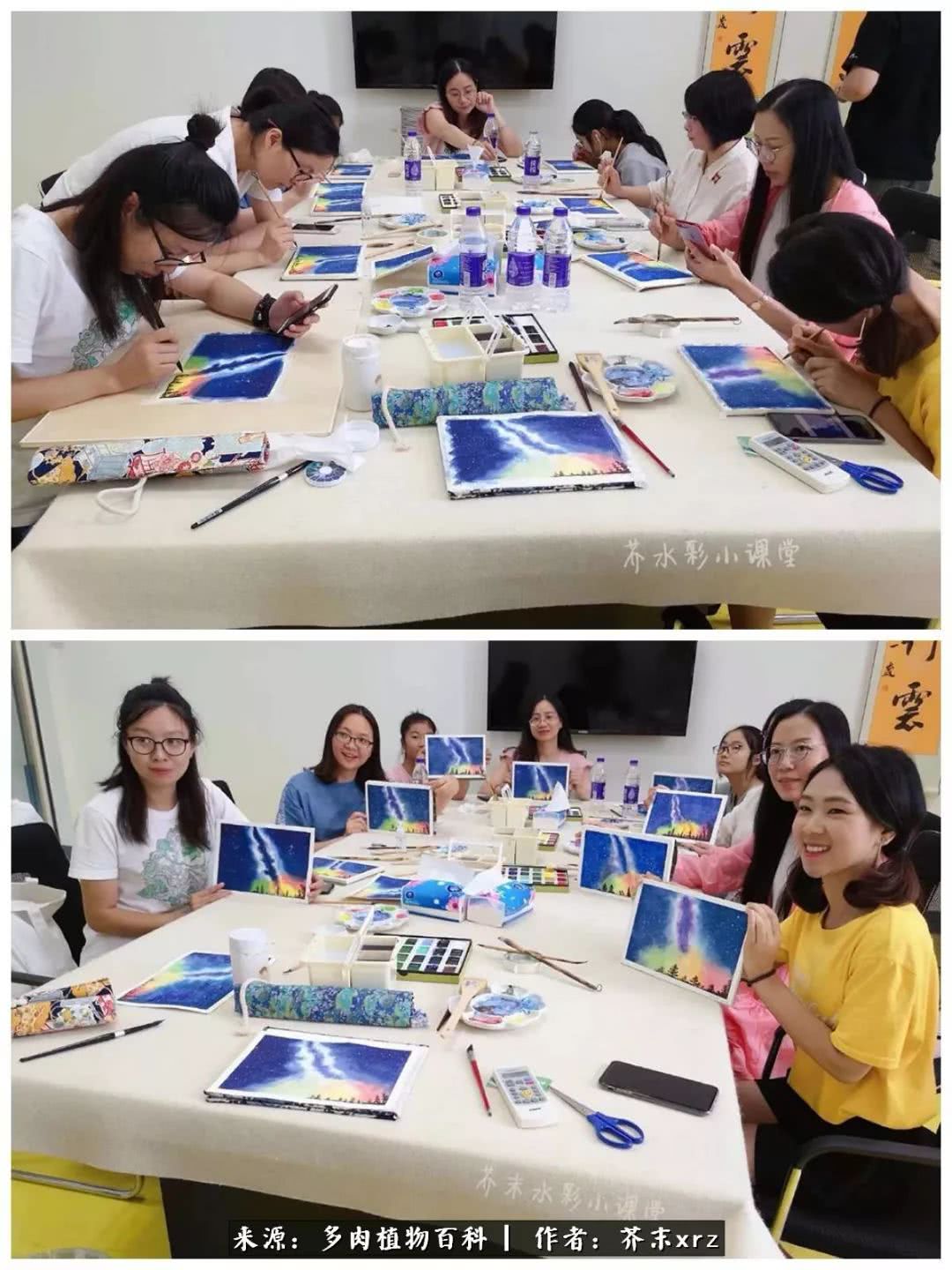 那个爱画多肉的小姑娘带着她的心头肉又来啦!