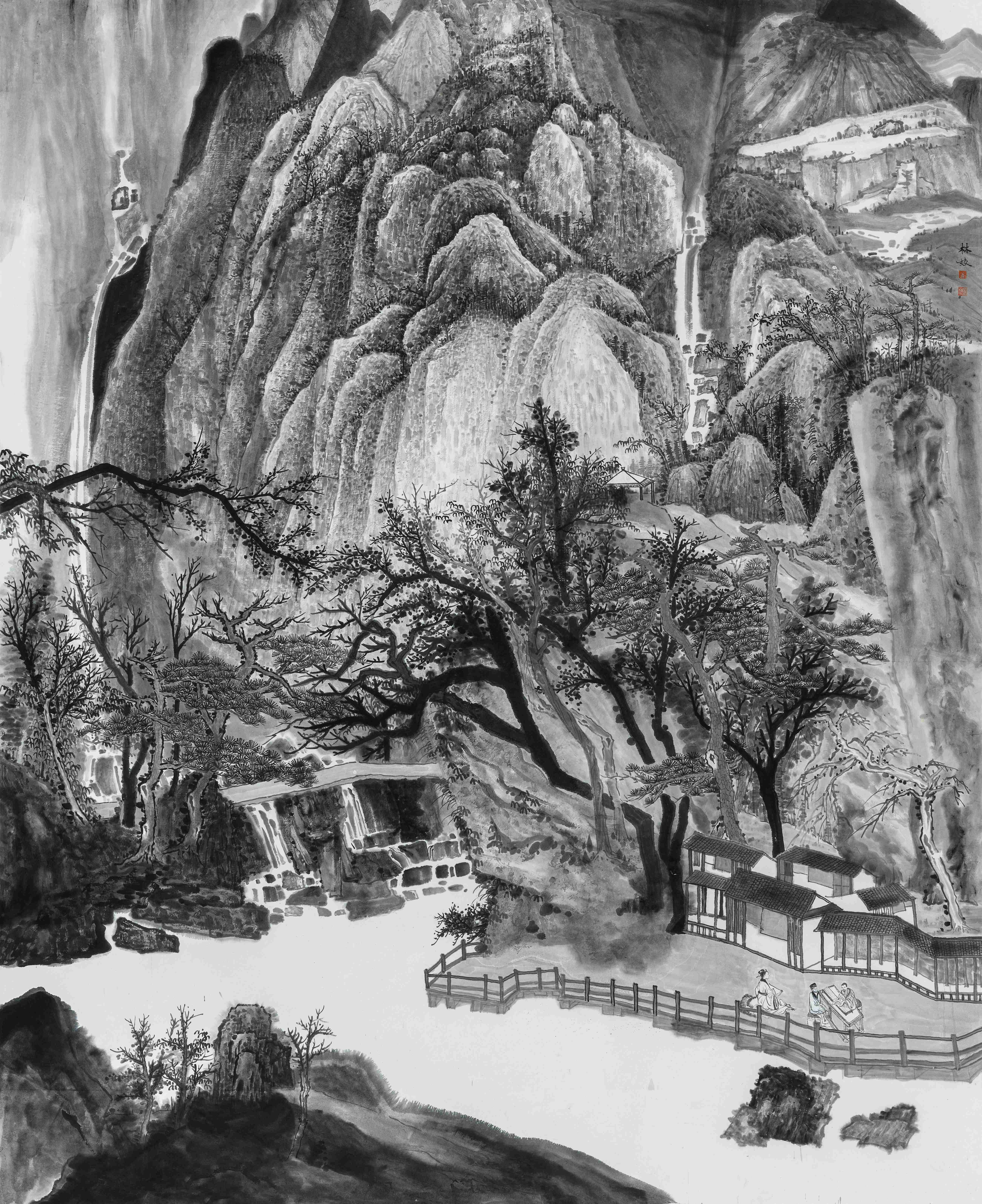 「艺术中国」——易林姣国画山水作品赏析