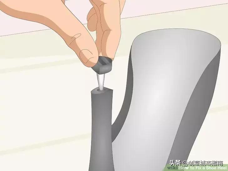 如何修复磨坏的鞋跟,如何修理鞋跟一边磨损