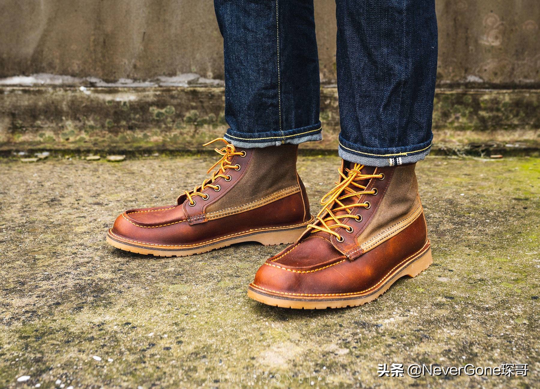 红翼redwing经典875工装靴,红翼redwing8111工装靴