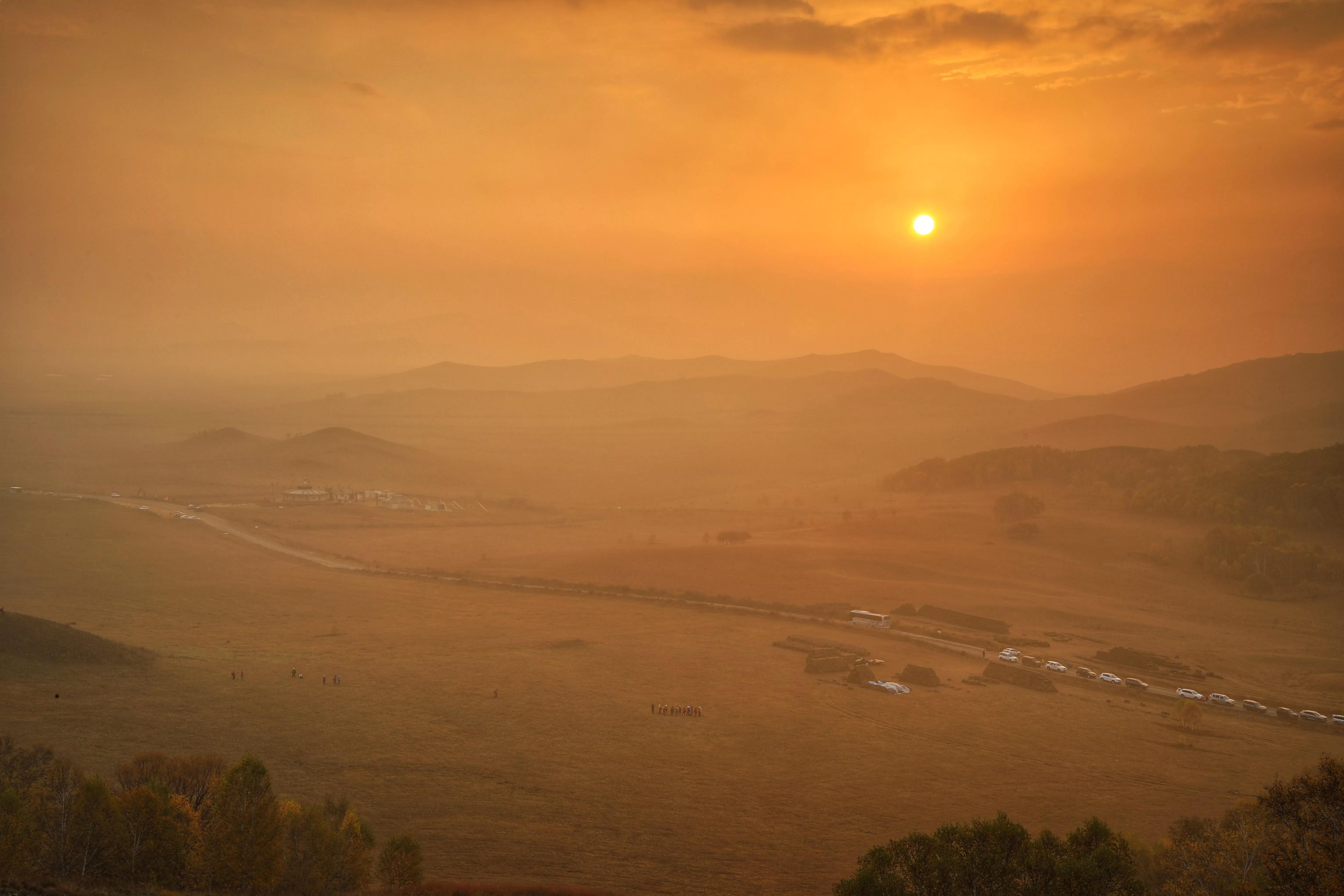 坝上秋色草原,坝上草原游记作文