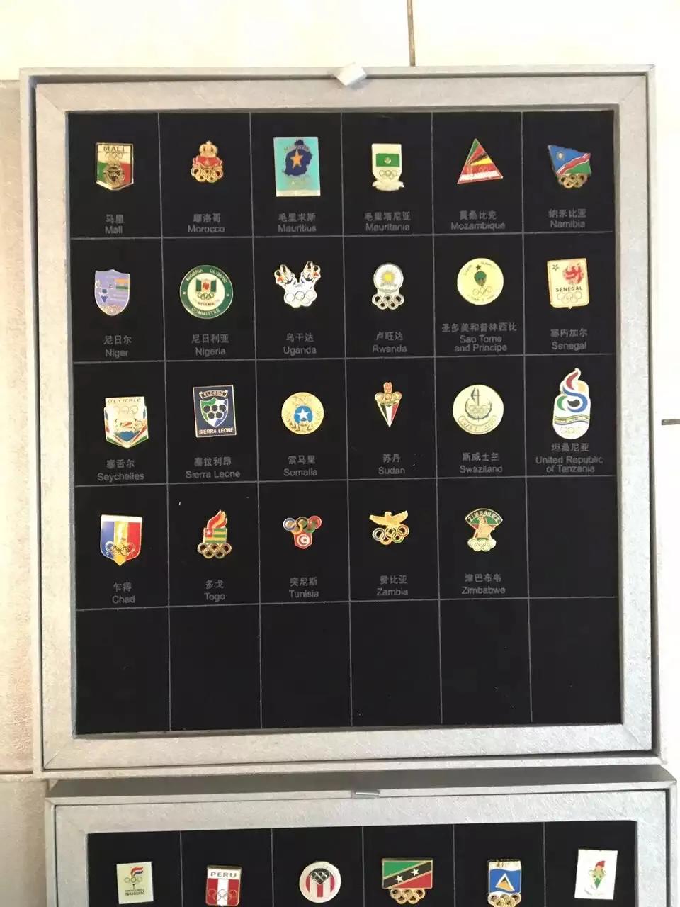 世界各国国徽亚洲徽章,全国都有的奥运徽章