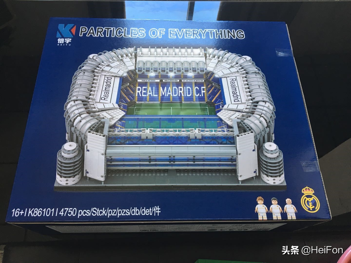 用乐高做足球场,乐高圣地亚哥伯纳乌