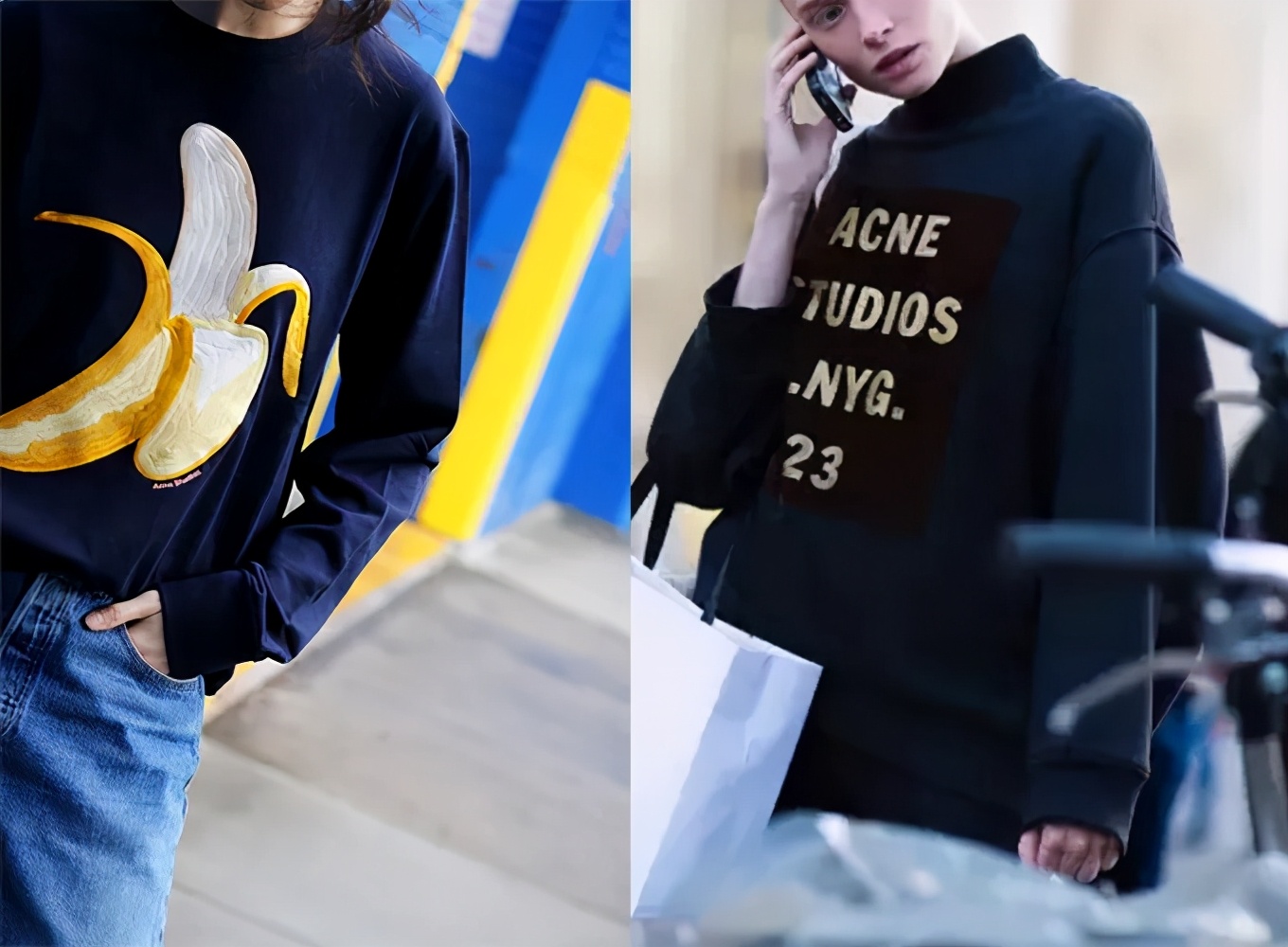 acnestudios蓝毛衣,acnestudios红毛衣