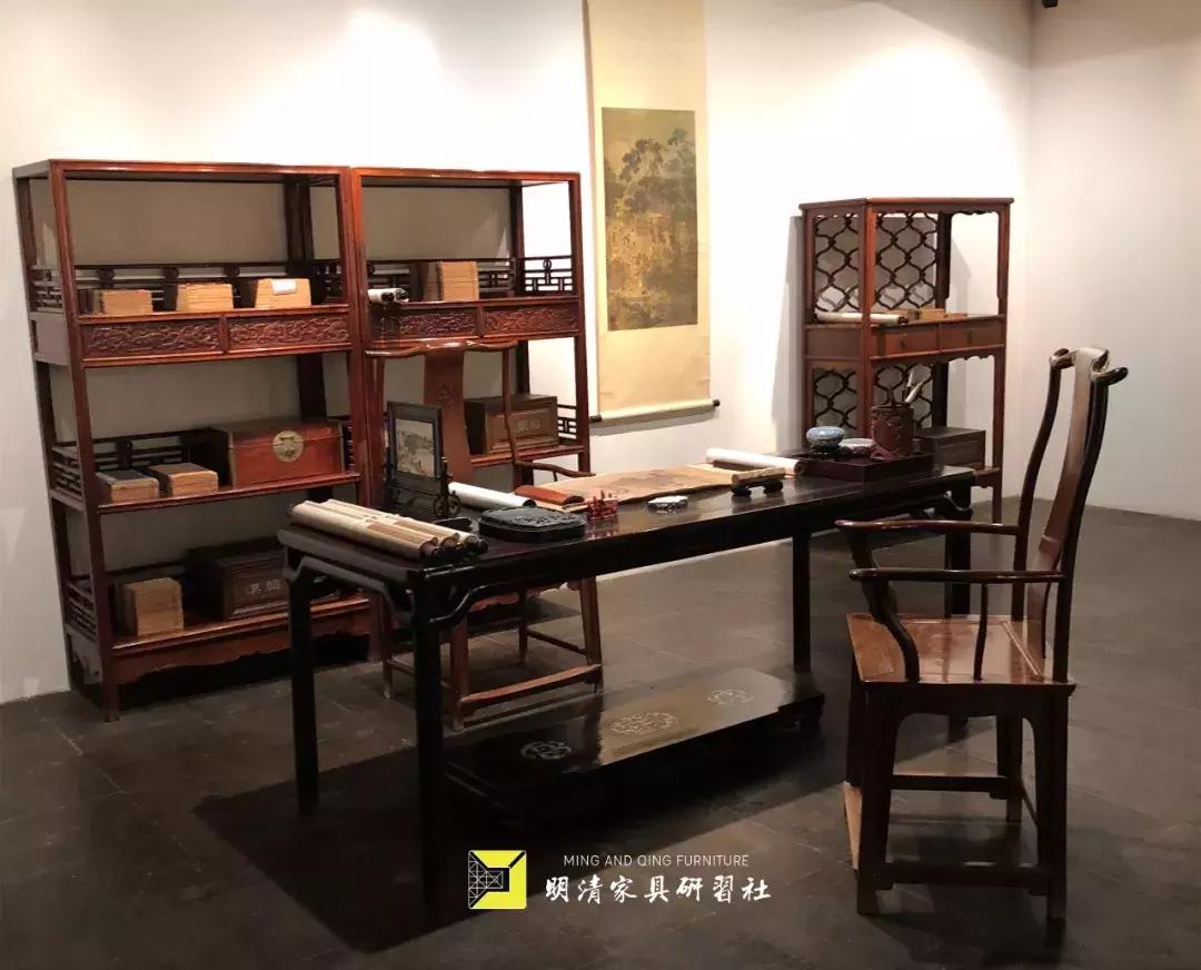古典家具现代空间书房,古典家具与现代空间书房