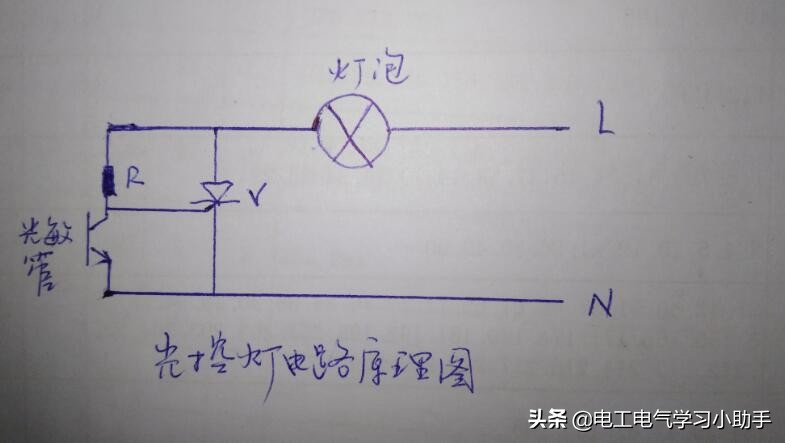 光控灯电路原理,光控太阳能灯是什么原理