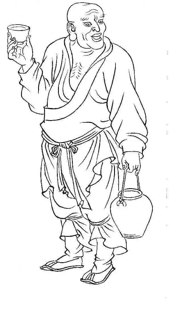 白描佛像线稿图片大全,白描佛像画法图片大全