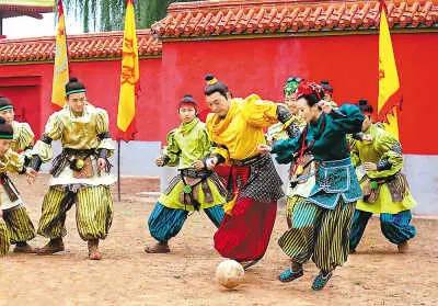 蹴鞠的发展史简介,蹴鞠足球的历史