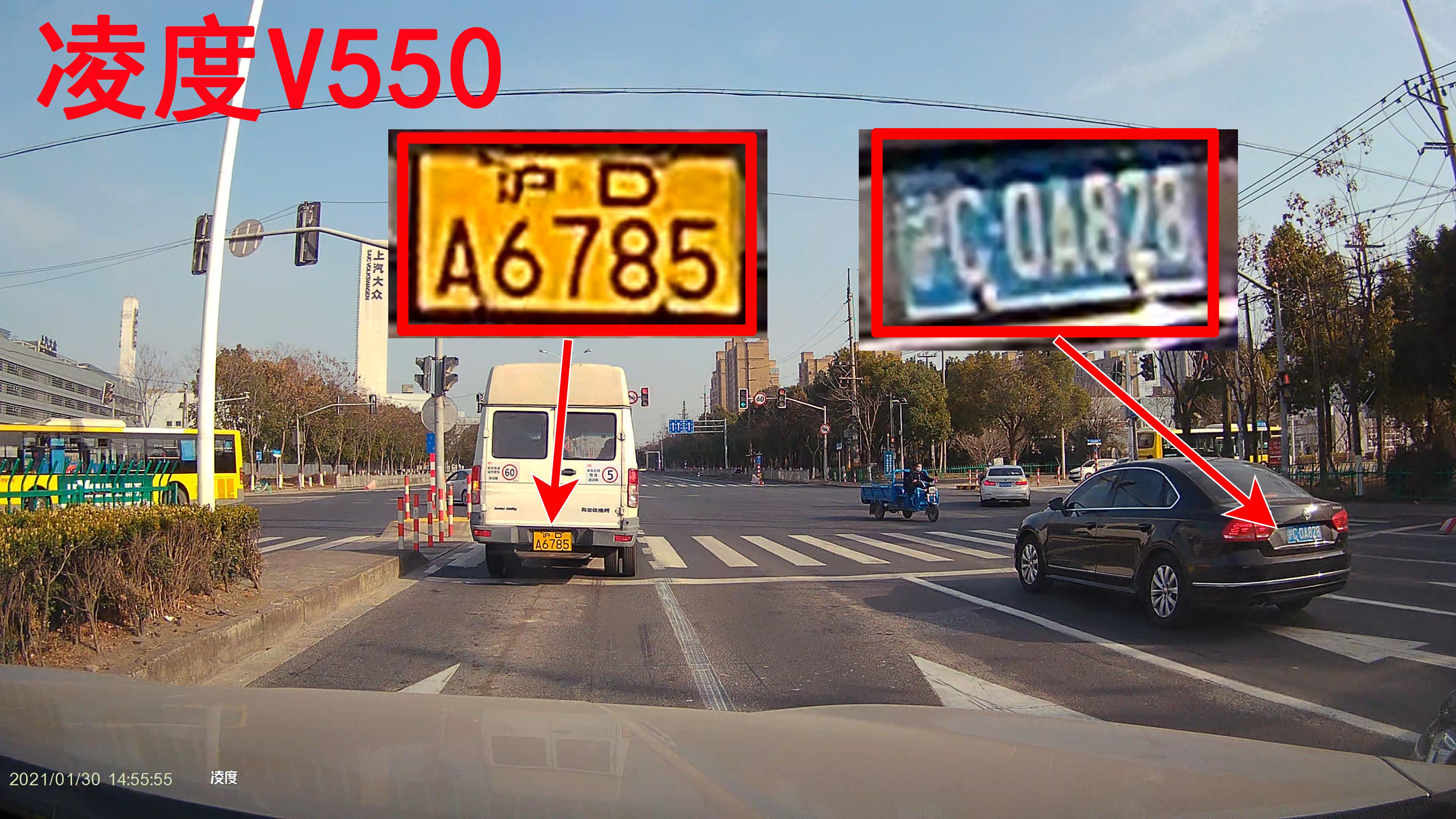 蕾橙测评实拍验证6款热门4K行车记录仪到底能不能拍清楚车牌？