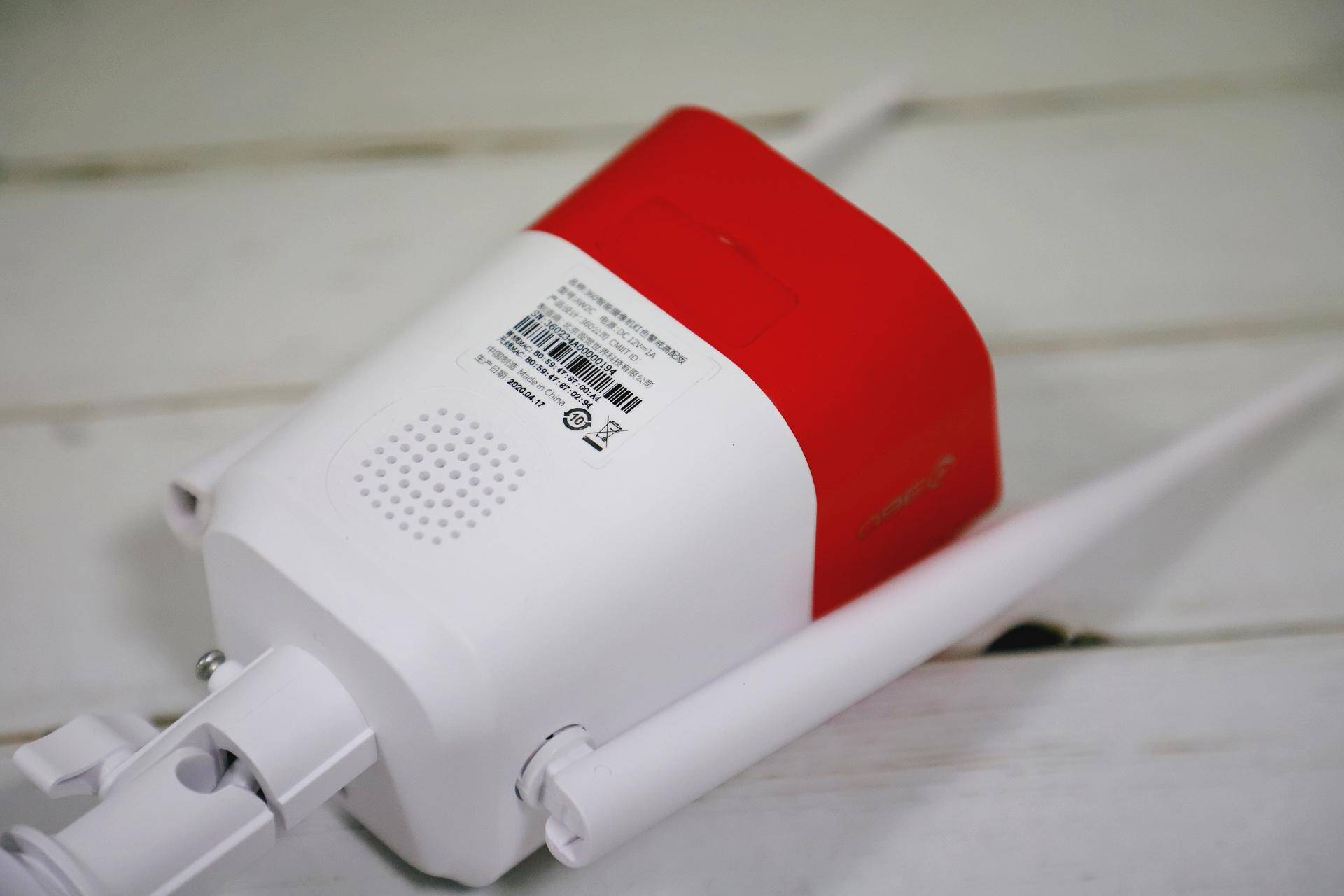 360智能摄像机红色警戒标准版,360红色警戒防水摄像头拆解