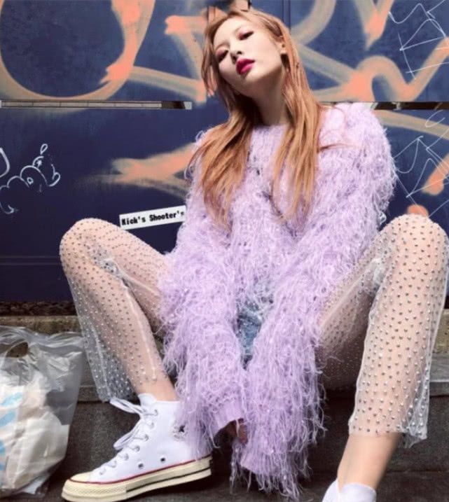 泫雅老爹鞋鞋带系法,学匡威鞋带系法