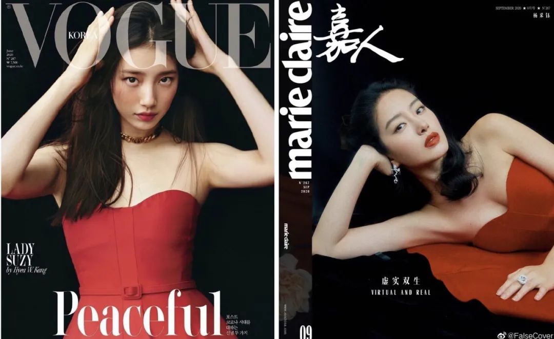 中韩女星撞衫只有林允儿能赢,中韩顶级仙女刘亦菲和孙艺珍撞衫