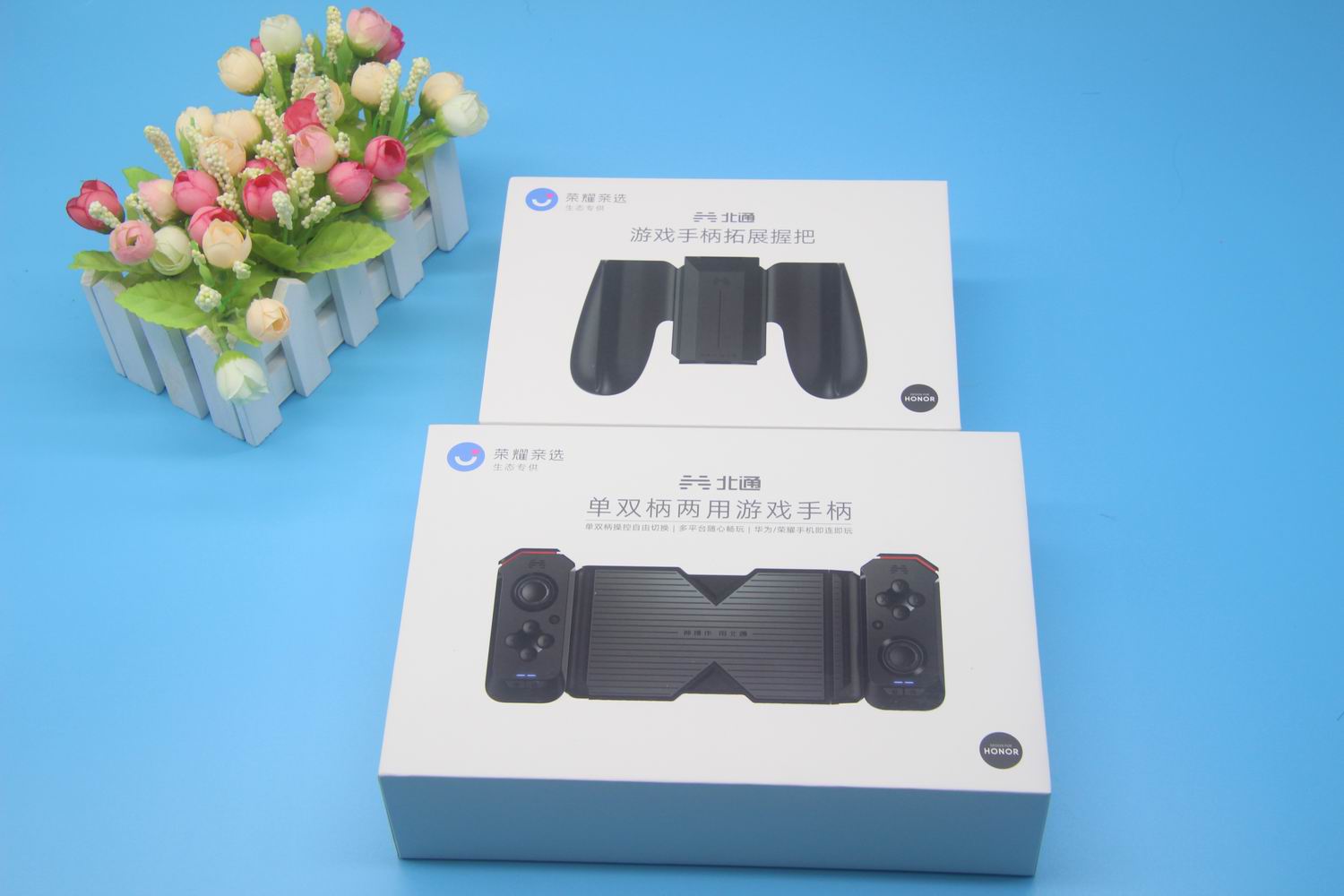 北通单双游戏手柄评测,北通h2手柄扩展握把