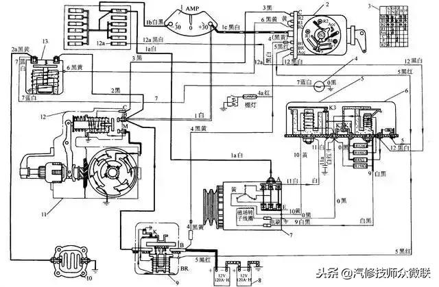 一分钟教你看懂汽车电路图,汽车电路图怎么看才简单易懂