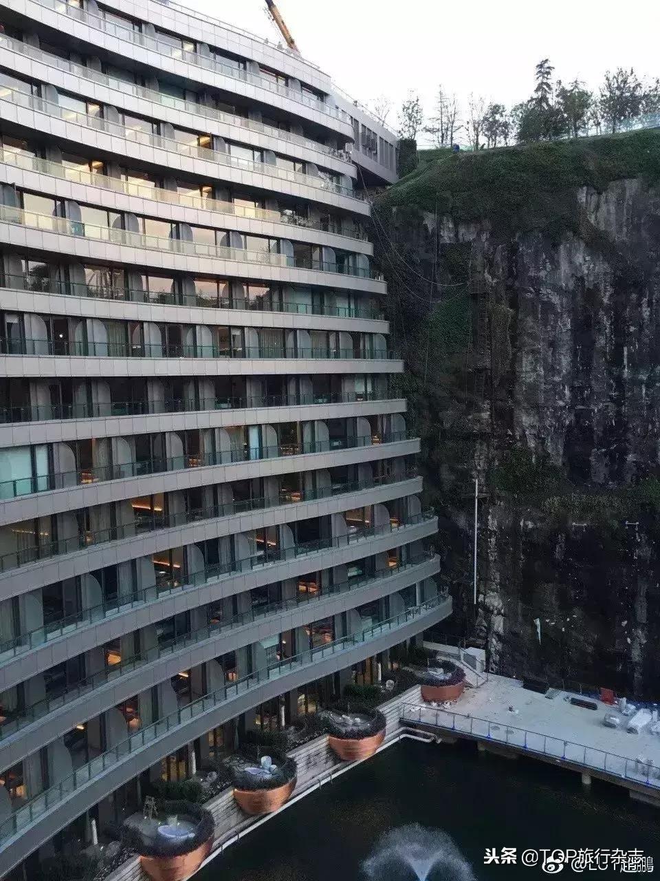 上海深坑酒店真实现状,上海天马山世茂深坑酒店