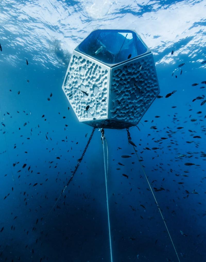 潜伏在海底的艺术装置:《UnderwaterPavilions》