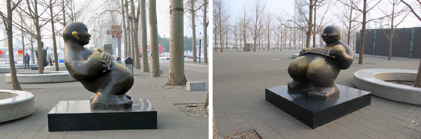 北京鸟巢附近雕塑,鸟巢雕塑效果图